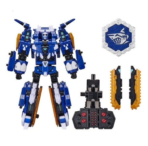 最強恐竜 ミニ特攻隊 海の戦士 タイダルシャーク 変身ロボット/ヘッドボット/ヘッド変身/韓国ロボット/変身ロボット/正品/2025