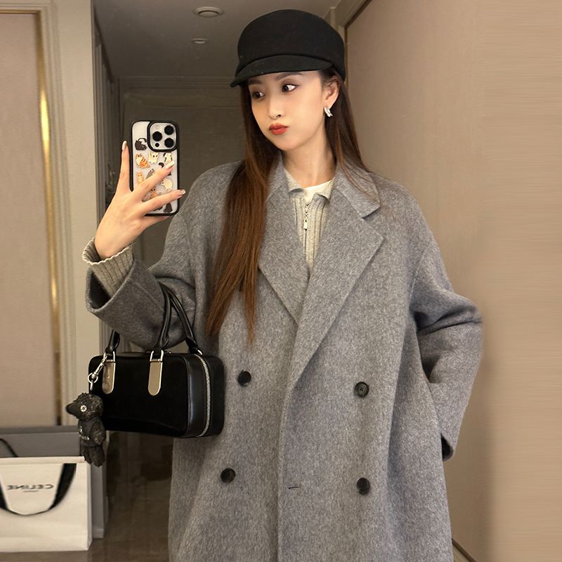 アウタートレンチコートチェスターコート ゆったり大きいサイズ 通勤 ジャケットトップス厚手体型カバー 怠惰な風 ロングコートラシャアウターレディース 2025春季アウター トレンチコートセミロング丈気 アウタートレンチコートチェスターコート ゆったり大きいサイズ 通勤 ジャケットトップス厚手体型カバー 怠惰な風 ロングコートラシャアウターレディース 2025春季アウター トレンチコートセミロング丈気