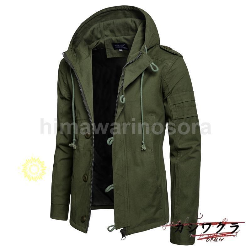 ダウンジャケット メンズ 中綿ジャケット 中綿コート フード付き 防風 防寒ジャケット ング 厚手 アウター 防寒着 綿入れ 防風 冬服 秋冬