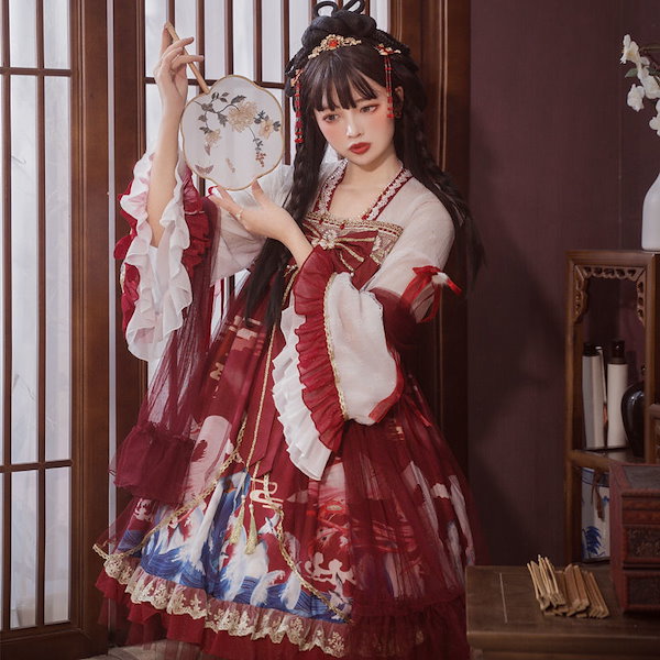 ロリィタ　ワンピース 楽天市場】ロリータ ワンピース ロリータワンピース ビッグ