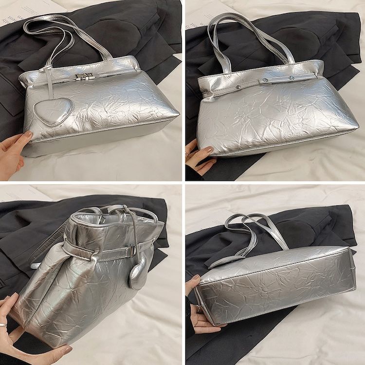 通勤バック レディース 小さめ 軽量 大人 上品 通勤 通学 通勤バッグ トートバッグ バック カバン オフィス レトロ かるいかばん シルバー 20代 30代 40代 50代 通勤バック レディース 小さめ 軽量 大人 上品 通勤 通学 通勤バッグ トートバッグ バック カバン オフィス レトロ かるいかばん シルバー 20代 30代 40代 50代