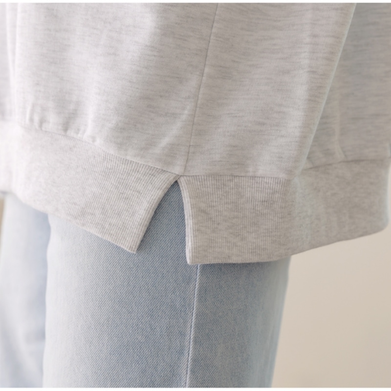 [Elysia] デナエンブロイダリーショートスリーブスウェットシャツ