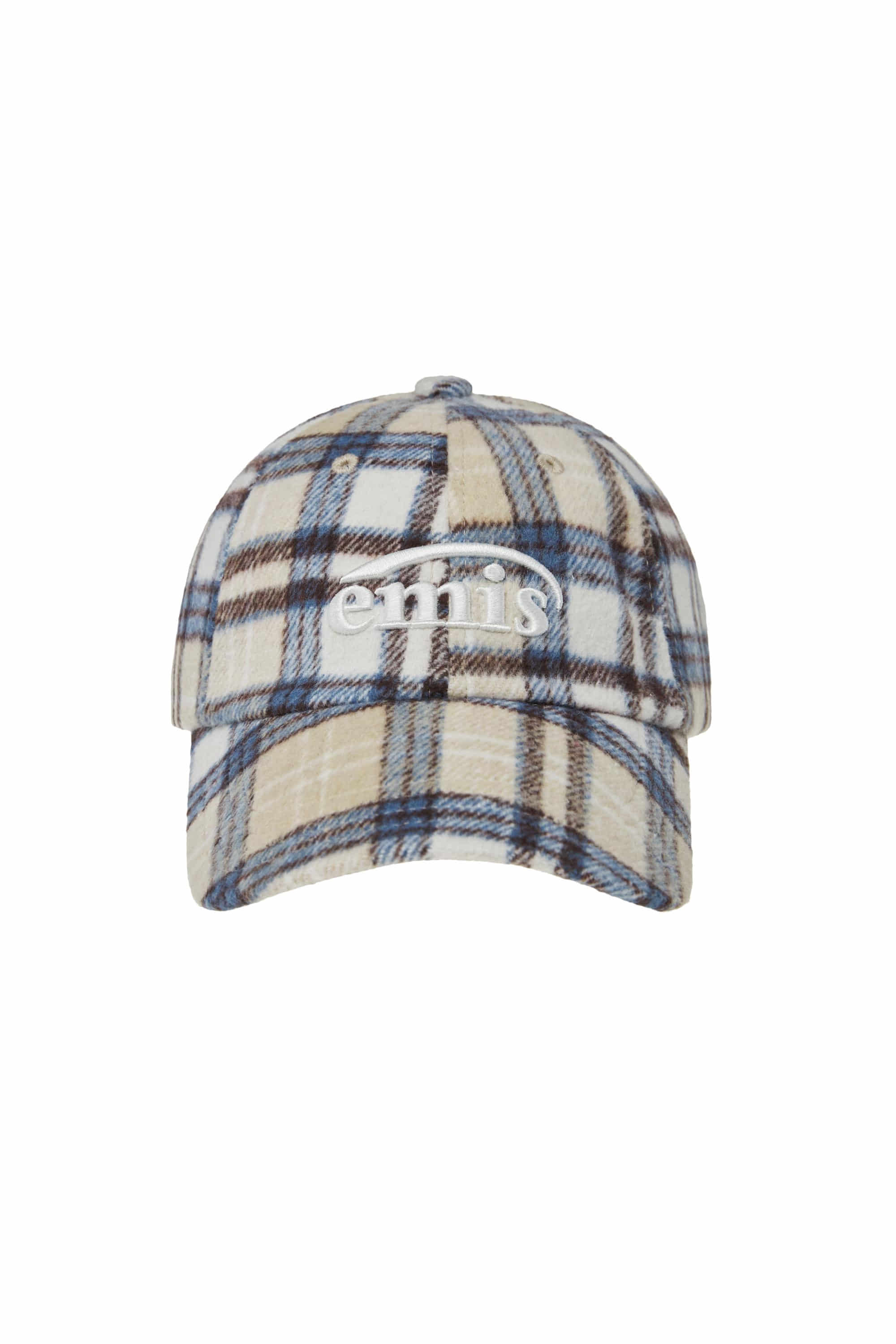 【EMIS】 MULTI COLOR CHECK BALL CAP /追跡付 EMIS】 MULTI COLOR CHECK 軽量で高級感のある BALL CAP : 3COLORS