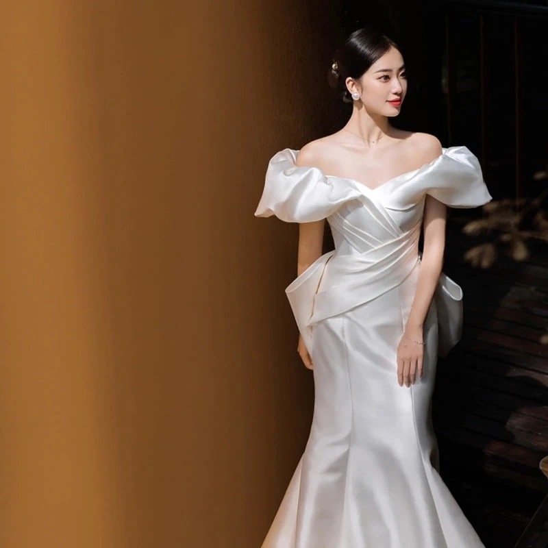 パーティードレス 高級感 新作ワンピース ウェディングドレス 白 気質 花嫁ロングドレス 結婚式ワンピース 高級感 結婚式 ドレス ロングドレス 演奏会 二次会 花嫁 ドレス