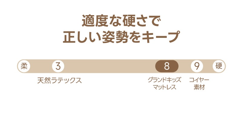 CAGUUU グランドキッズマットレス シングル セミダブル ダブル クイーン キング 高反発 ボンネルコイル 厚さ19cm 体圧分散 抗菌防臭 洗えるカバー 通気性 安心素材 子供用マットレス_5