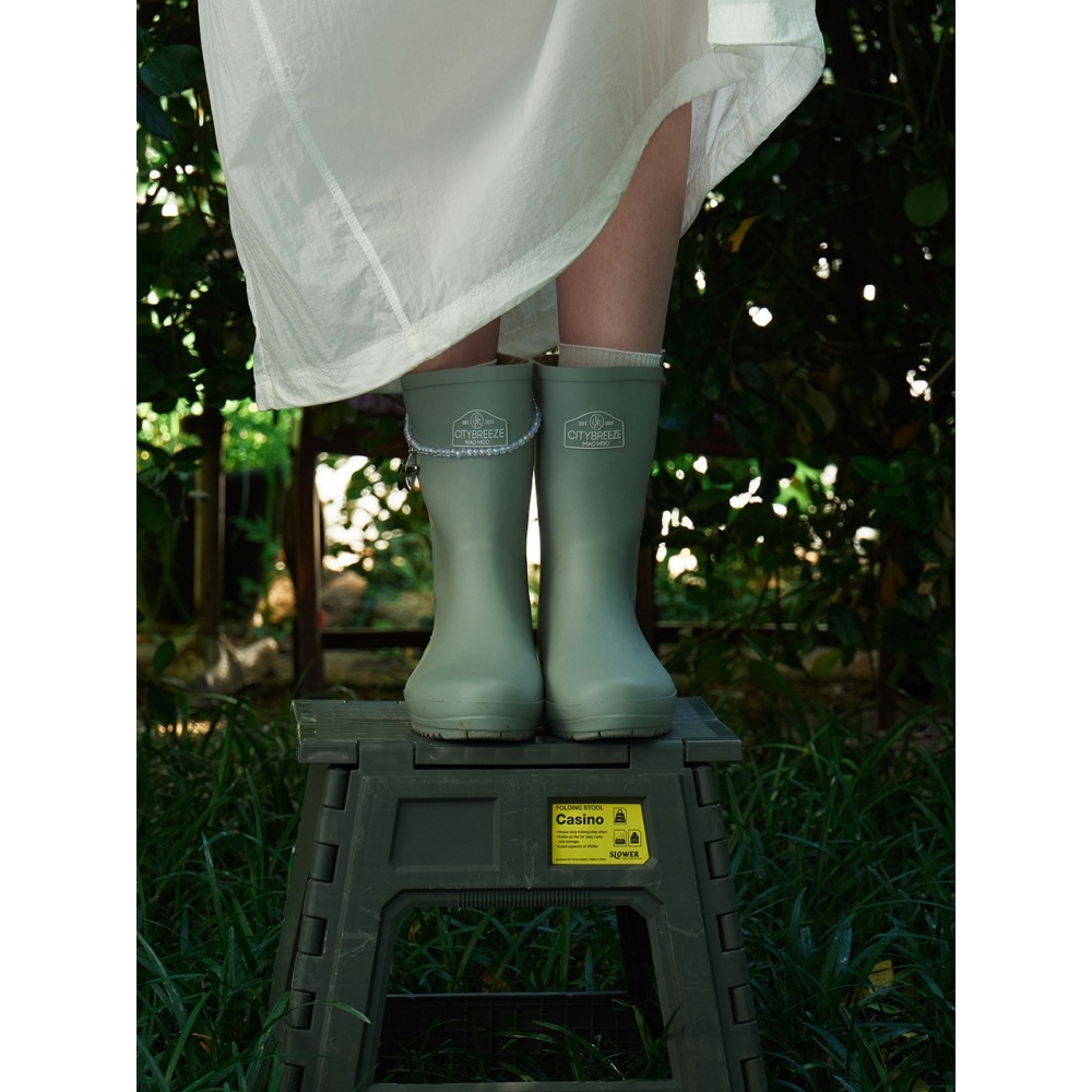 シティブリーズシティミッドレインブーツグレーがかったブルー シティブリーズシティミッドレインブーツグレーがかったブルー