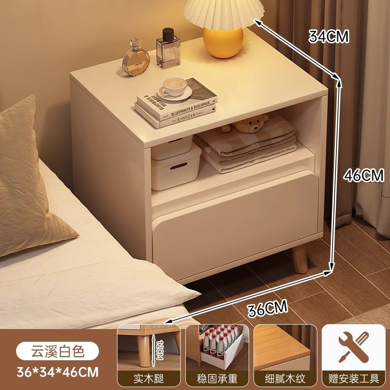 シンプルモダンサイドキャビネット寝室シンプルベッドサイド収納キャビネットレンタル収納キャビネット家庭用小型ベッドサイドキャビネット