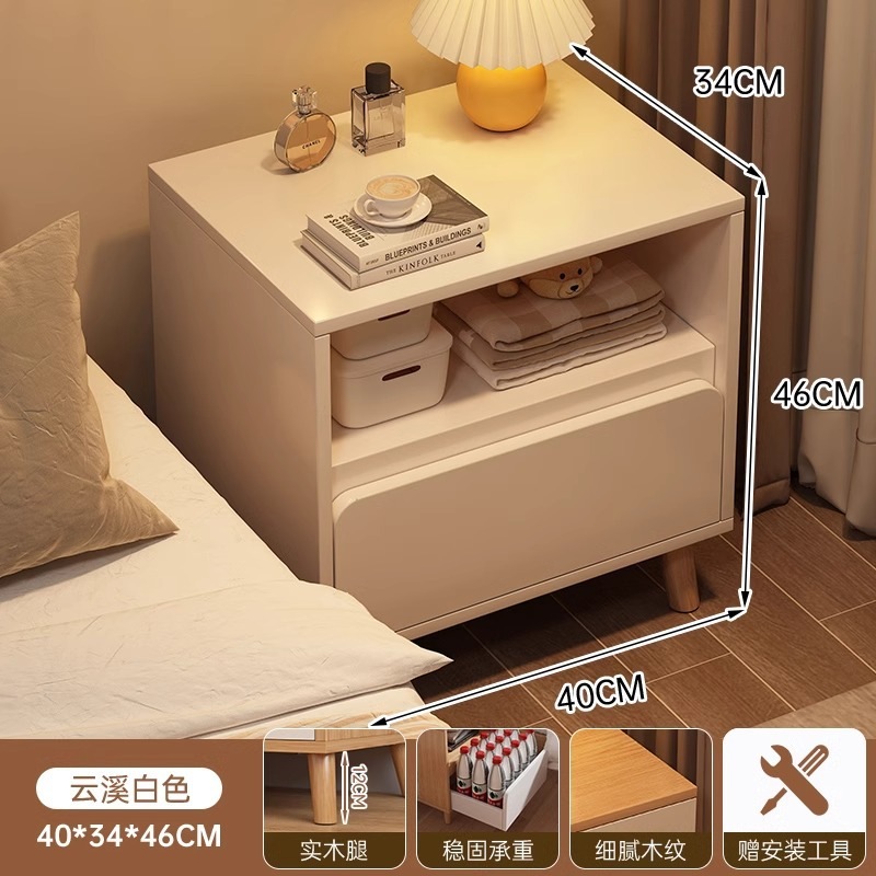 シンプルモダンサイドキャビネット寝室シンプルベッドサイド収納キャビネットレンタル収納キャビネット家庭用小型ベッドサイドキャビネット