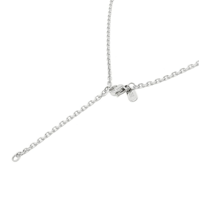 ライオンハート LH-1 タテガミ ダブルリング ネックレス フラグメント サージカルステンレス (シルバーxブラック) 金属アレルギー対応 03NE069BBK LION HEART メン ライオンハート LH-1 タテガミ ダブルリング ネックレス フラグメント サージカルステンレス (シルバーxブラック) 金属アレルギー対応 03NE069BBK LION HEART メン