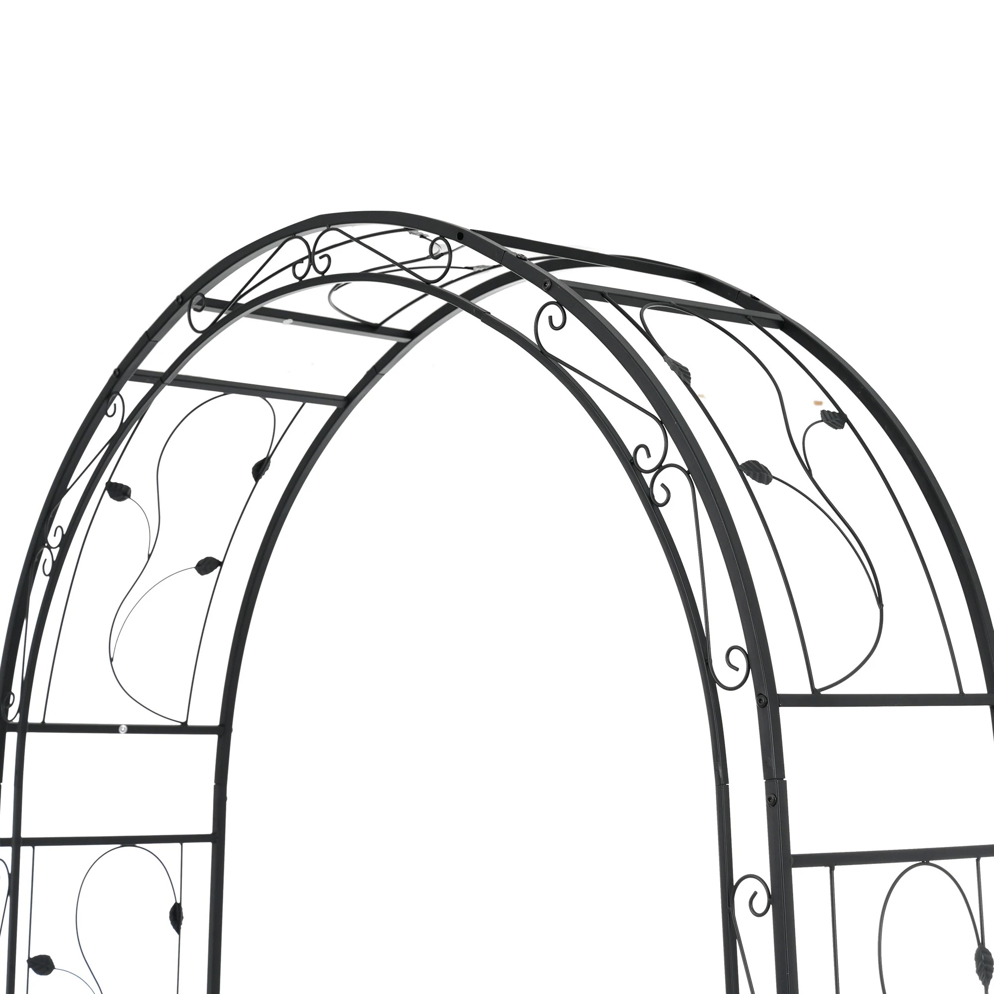 1898【元SKU：N508P249381A】ガーデンアーチ ローズアーチ 園芸 ガーデニング用品 ガーデン ファニチャー スチール 鉄製 薔薇アーチ 外 園芸用品 アーチ ガーデニング 花立て 庭園