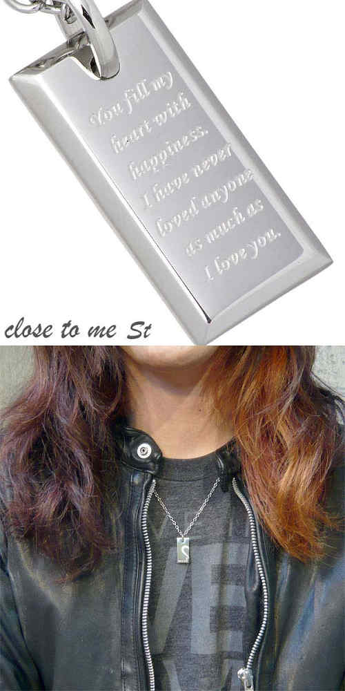 クロストゥーミー close to me ステンレス ネックレス 金属アレルギー対応 クロストゥーミー close to me ステンレス ネックレス 金属アレルギー対応