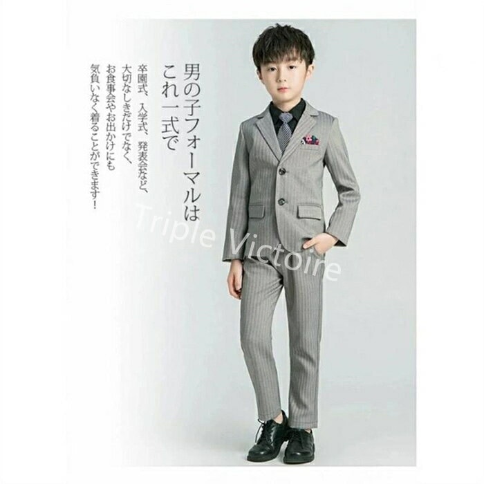 男の子用スーツ 5点セット小学校 卒業式 スーツ 男子 フォーマル