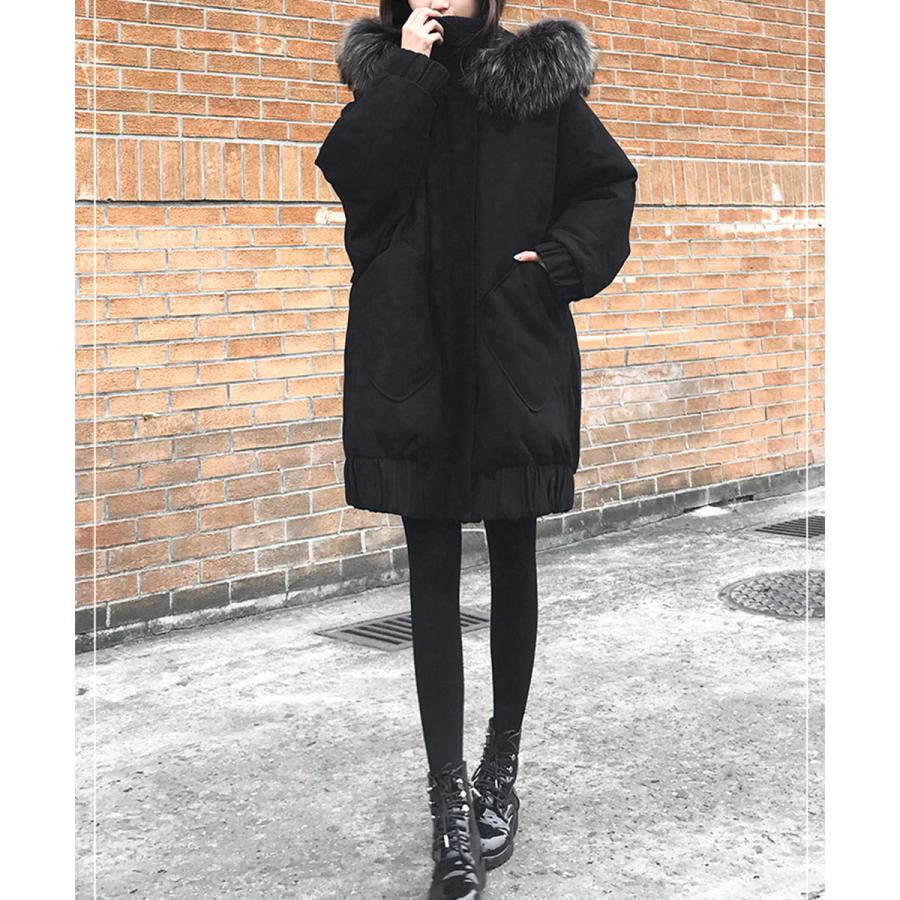 中綿ショートコートファー付きコート韓国風 中綿ショートコートファー付きコート韓国風