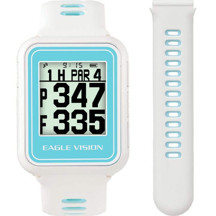 【期間限定価格】 イーグルビジョン　ウォッチ 5 ゴルフナビ　EV-019 ホワイト EAGLE VISION watch 5 防水 高低差 みちびき 正規品