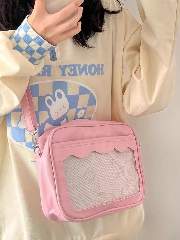 Qoo10] 痛バッグ ショルダーバッグ ポケット ビ