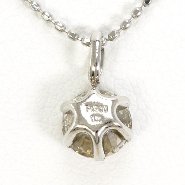 PT900 プラチナ PT850 ネックレス イエローダイヤ 0.7 約40cm ジュエリー 中古 PT900 プラチナ PT850 ネックレス イエローダイヤ 0.7 約40cm ジュエリー 中古