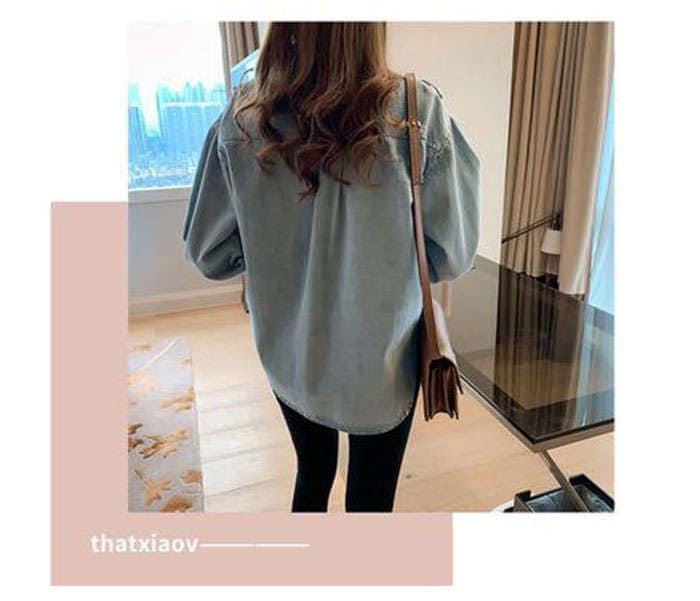 【20点セット】【無料】デニムシャツ ブラウス レディース きれいめ 40代 春秋 上品 長袖ブラウス デニムシャツ トップス シャツ シャツ デニム フリル 大人可愛い フレア 韓国風 大きいサイズ 【20点セット】【無料】デニムシャツ ブラウス レディース きれいめ 40代 春秋 上品 長袖ブラウス デニムシャツ トップス シャツ シャツ デニム フリル 大人可愛い フレア 韓国風 大きいサイズ