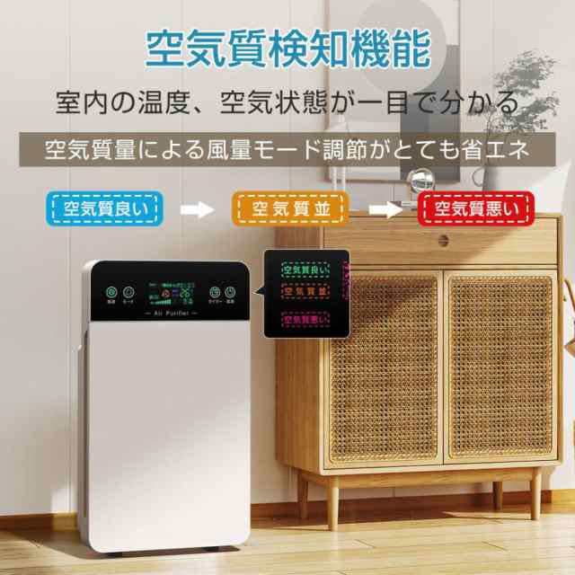 空気清浄機 花粉対策 ウイルス対策 空気清浄器 35畳 リモコン付 タッチパネル HEPA H13フィルター タイマー 空気質検知 脱臭機 タバコ ハウスダスト PM2.5 台所 寝室 ハウスダスト 空気清浄機 花粉対策 ウイルス対策 空気清浄器 35畳 リモコン付 タッチパネル HEPA H13フィルター タイマー 空気質検知 脱臭機 タバコ ハウスダスト PM2.5 台所 寝室 ハウスダスト
