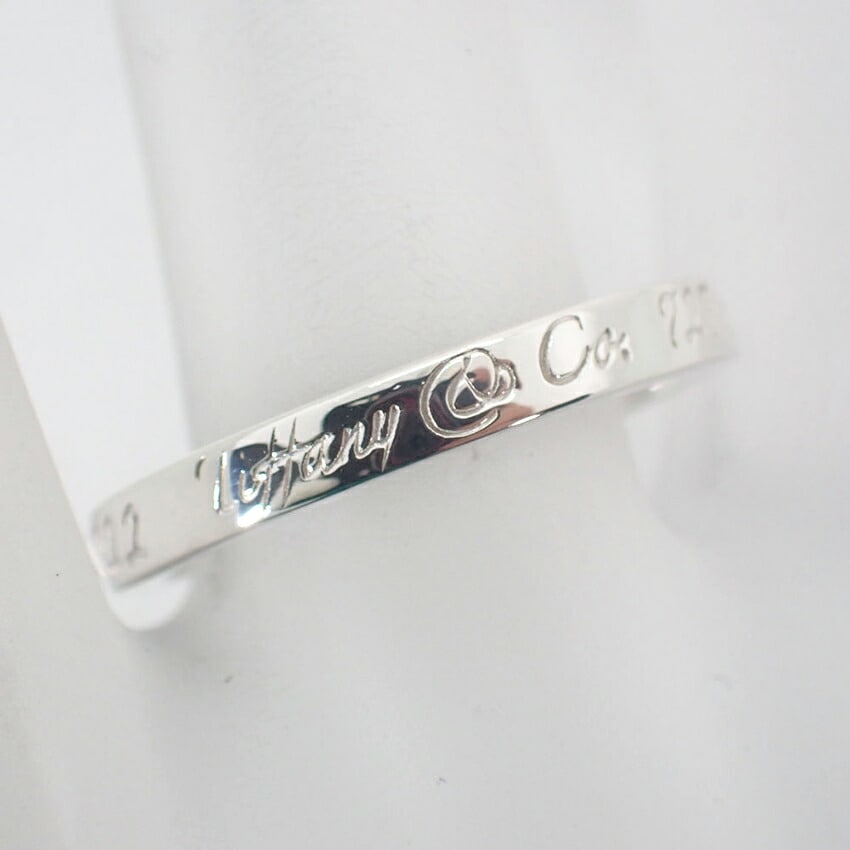 ティファニー　TIFFANY　11.5号　ノーツ　ナロー リング　定番　良品 ティファニー TIFFANY 11 5号 ノーツ ナロー リング 定番 良品