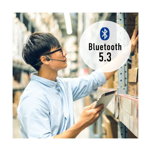 サンワサプライBluetooth骨伝導ヘッドセット MM-BTSH69BK 1個