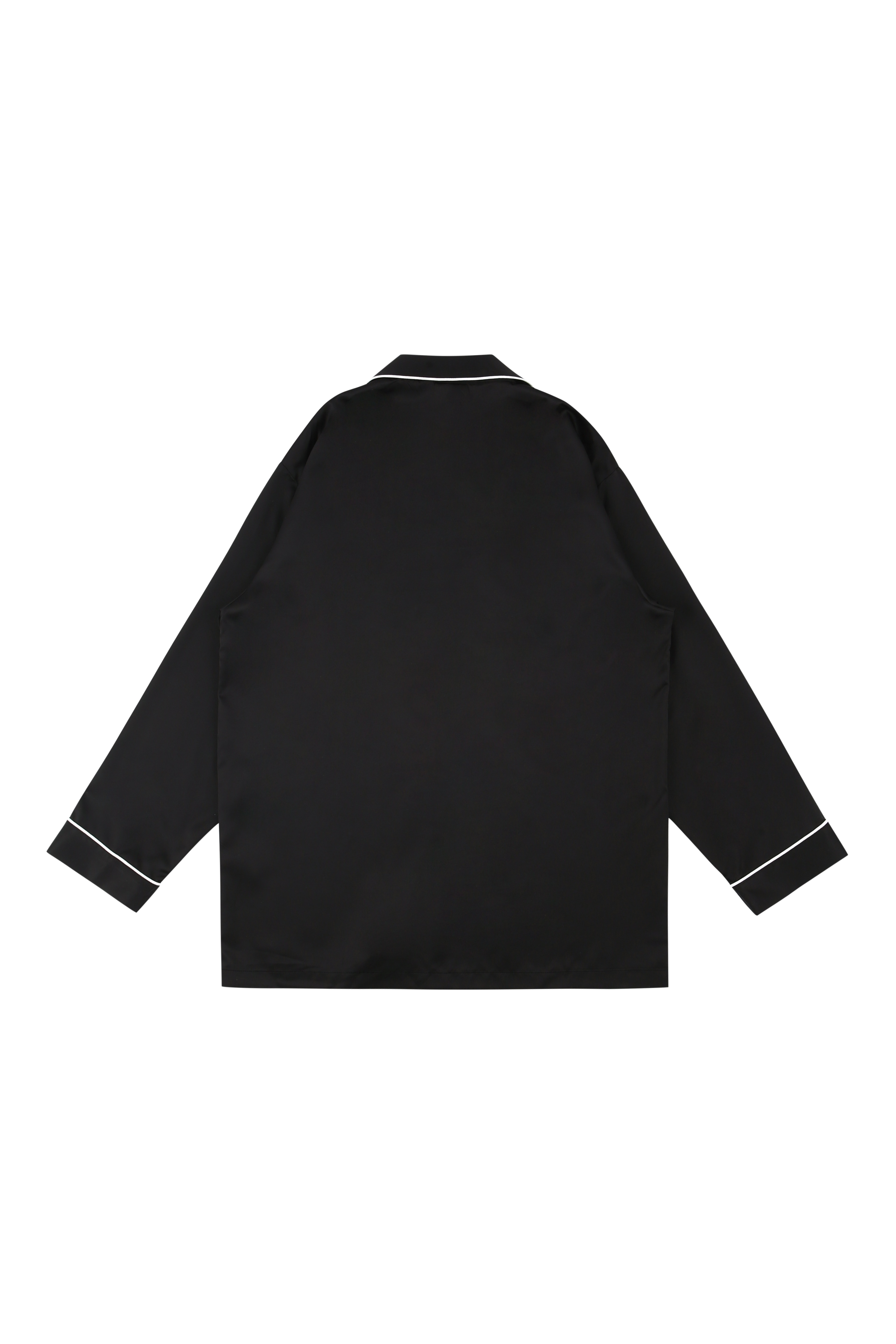 PRS블랙 실크 파자마 셋업 PRS블랙 실크 파자마 셋업