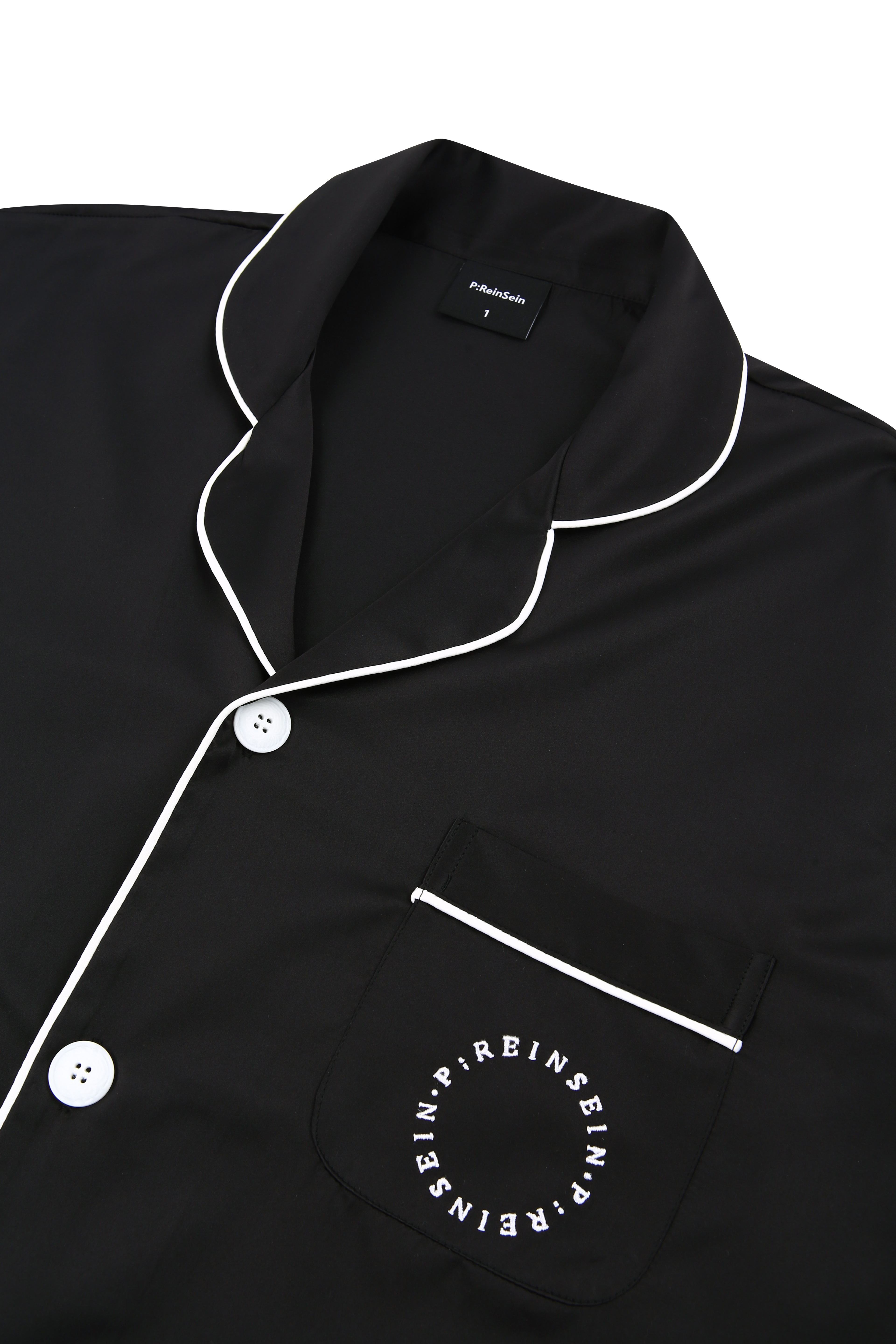 PRS블랙 실크 파자마 셋업 PRS블랙 실크 파자마 셋업