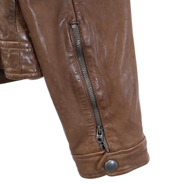マルコポーロ レザージャケット 36 茶系 Marc Opolo レディース