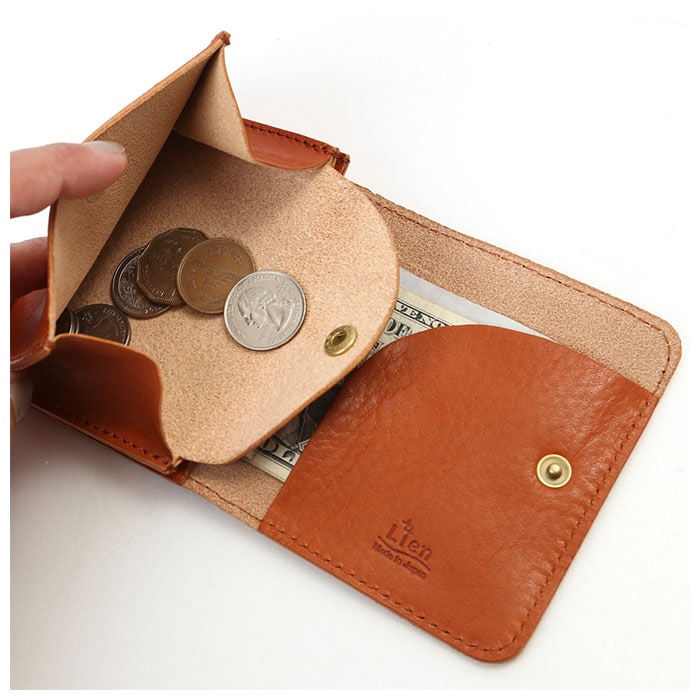 リアン Lien ミニ財布 本革 通販 レザー 財布 ミニウォレット ウォレット 二つ折り財布 2つ