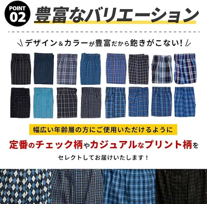 トランクス ランダム セット メンズ 下着 パンツ 100% 綿 大きいサイズ プリント柄 チェック柄 開放感 蒸れない 通気性(8枚セット, 4L) トランクス ランダム セット メンズ 下着 パンツ 100% 綿 大きいサイズ プリント柄 チェック柄 開放感 蒸れない 通気性(8枚セット, 4L)