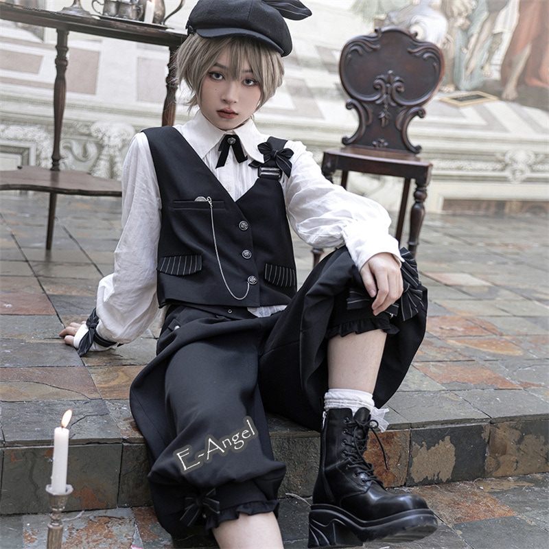 Qoo10] ロリータファッション 少年装 セットアッ