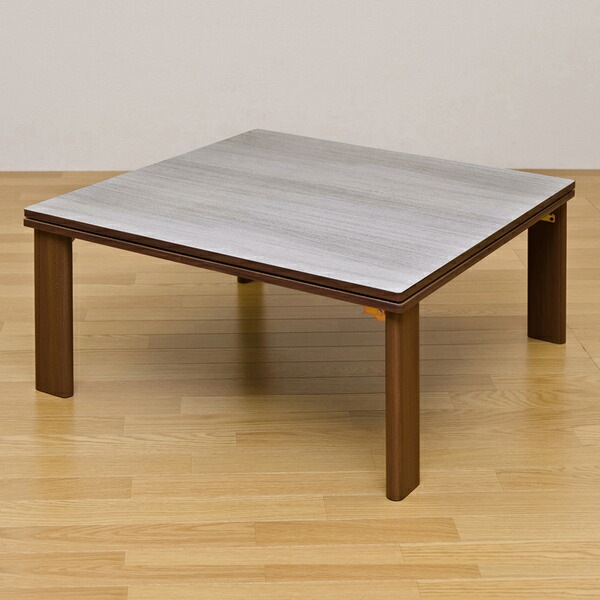 折脚フラットヒーターコタツ 約80cm WAL（ウォールナット）