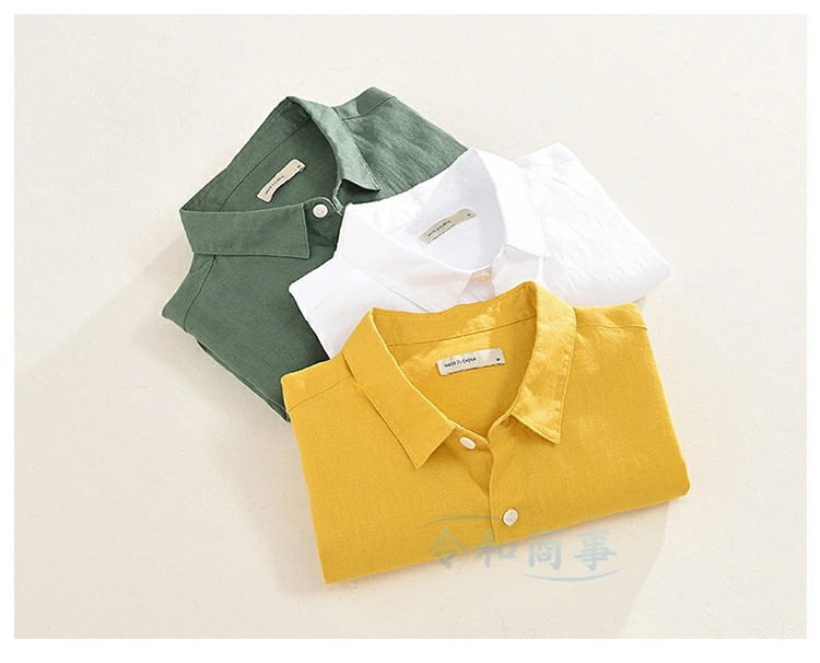 カジュアルシャツ メンズ 長袖シャツ 麻100％ 麻シャツ 胸ポケット ワイシャツ おしゃれ 白シャツ ビジネス 大きいサイズ 春