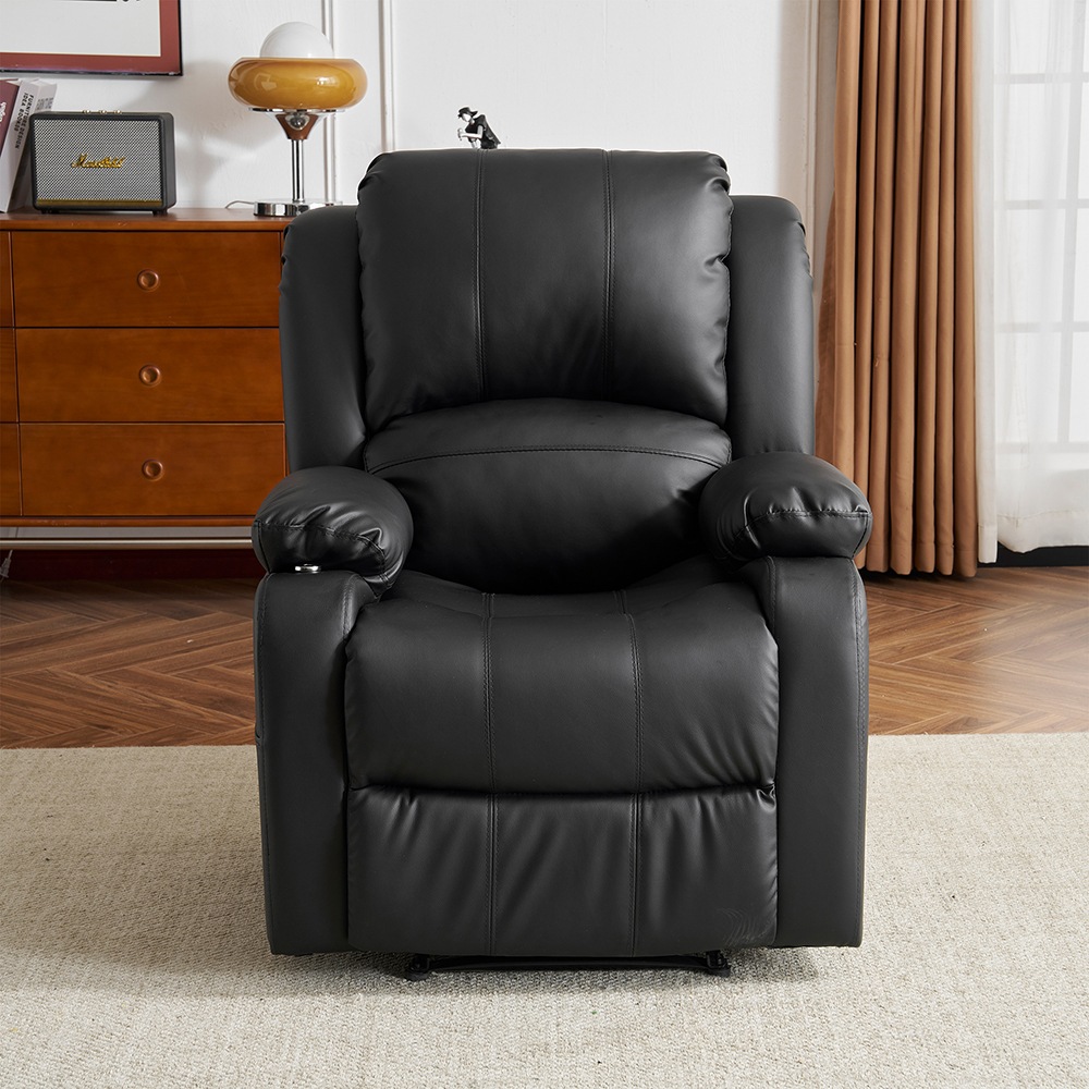 リクライニングチェア テーブル付き リクライニングソファ 1人掛け 電動 リクライニング ファブリック オットマン一体型 パーソナルチェアー 電動ソファ 耐圧分散 リクライニングチェア 一人暮らし 【