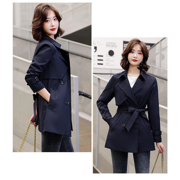Qoo10] トレンチコート レディース 40代 ロン