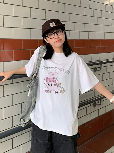 ★SCHNEE★Rose Bunny T Shirt★正規品/韓国直送料込/人気 MARTINE ROSE】SS24新作アイテムが豊富にラインナップ