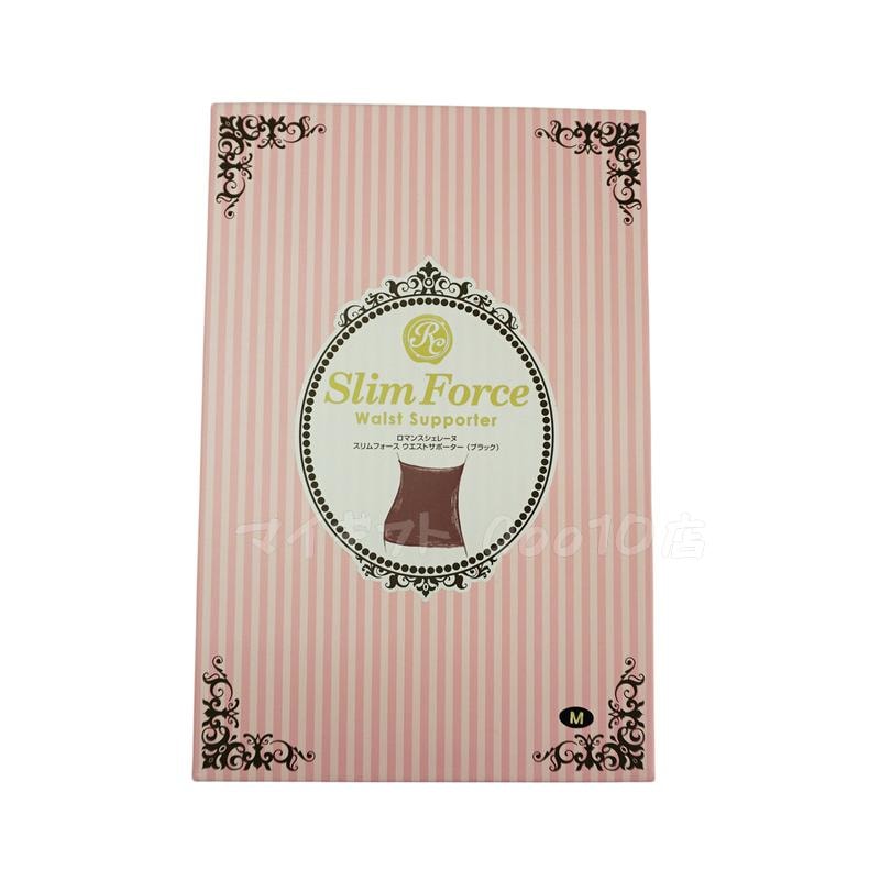 FAITH ロマンスシェレーヌ スリムフォース ウエストサポーター M L ブラック FAITH ロマンスシェレーヌ スリムフォース ウエストサポーター M L ブラック