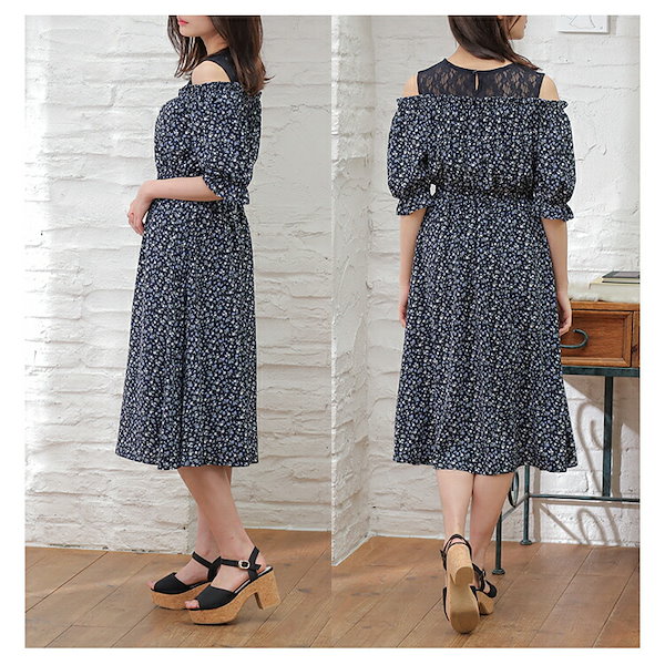 関税送料込み♦KHAITE ワンピース Honeys（ハニーズ）の「肩開きワンピース（ワンピース）」 - WEAR