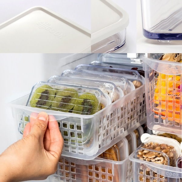 Qoo10] シリクック [Silicook] 冷蔵庫 食材 保管