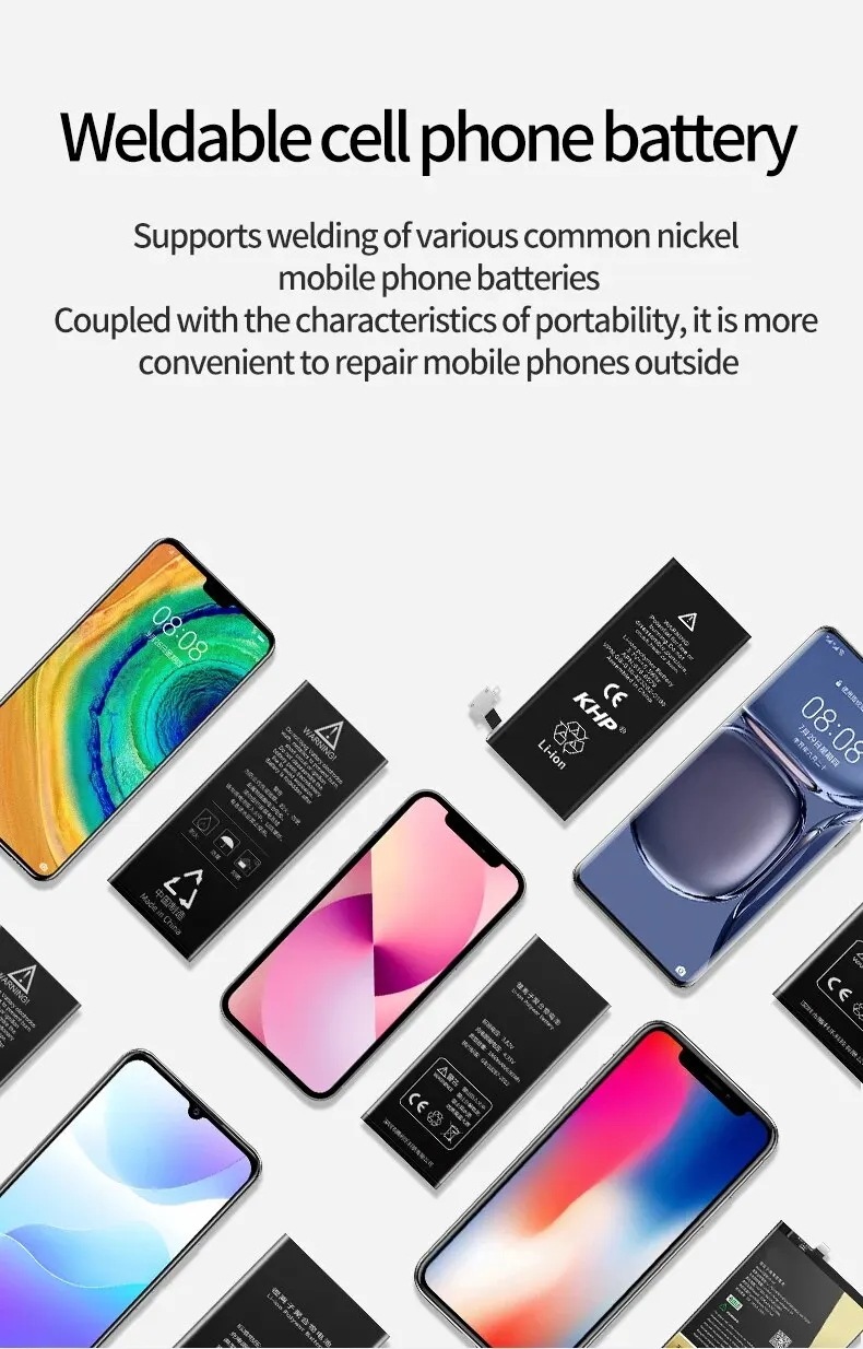 8000wミニスポット溶接機キット0.15mmニッケルストリップ用18650バッテリーパック溶接ポータブルスポット溶接機ペン