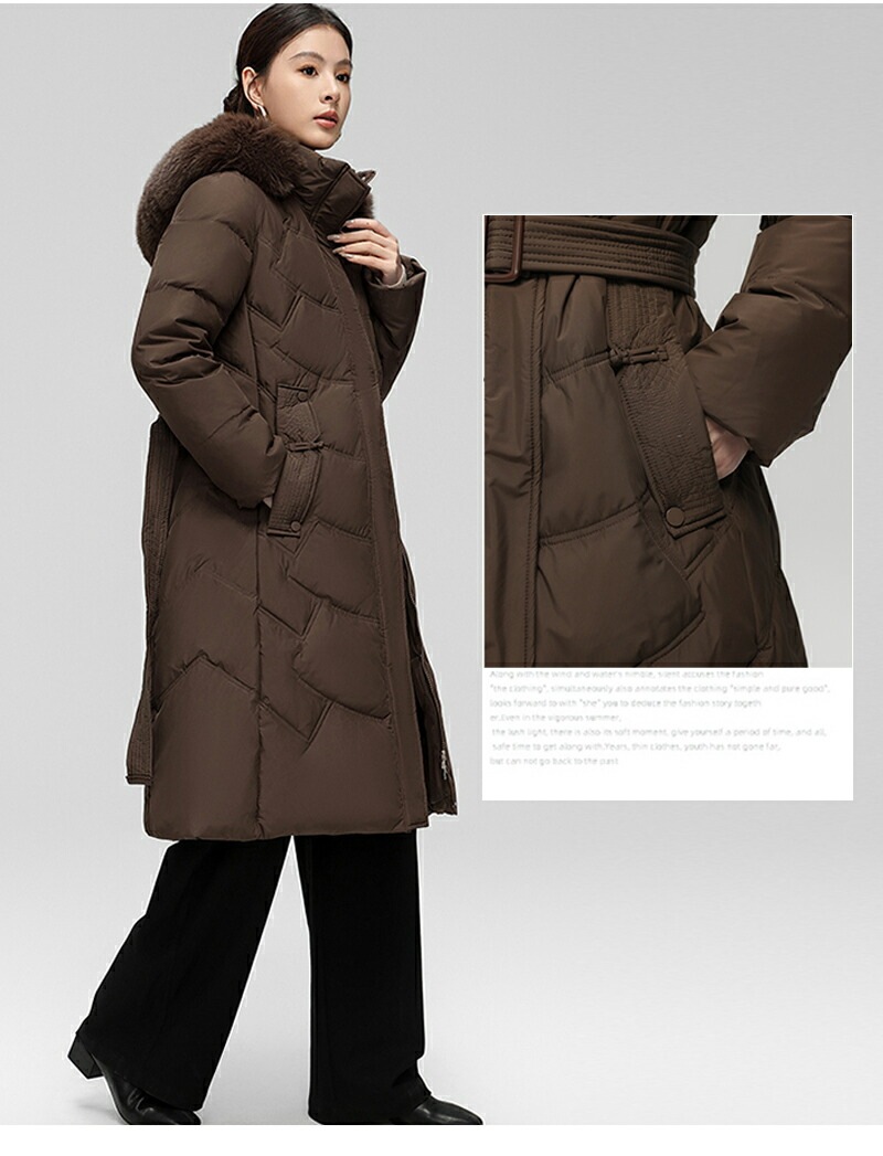 【全店任意2枚購入で100円OFF】ダウンコート コート レディース 冬 ダウンジャケット ロングコート ファー付き ポケット付き ファー 取り外し可能 アウター 前開き 厚手 暖かい 防寒 撥水 【全店任意2枚購入で100円OFF】ダウンコート コート レディース 冬 ダウンジャケット ロングコート ファー付き ポケット付き ファー 取り外し可能 アウター 前開き 厚手 暖かい 防寒 撥水