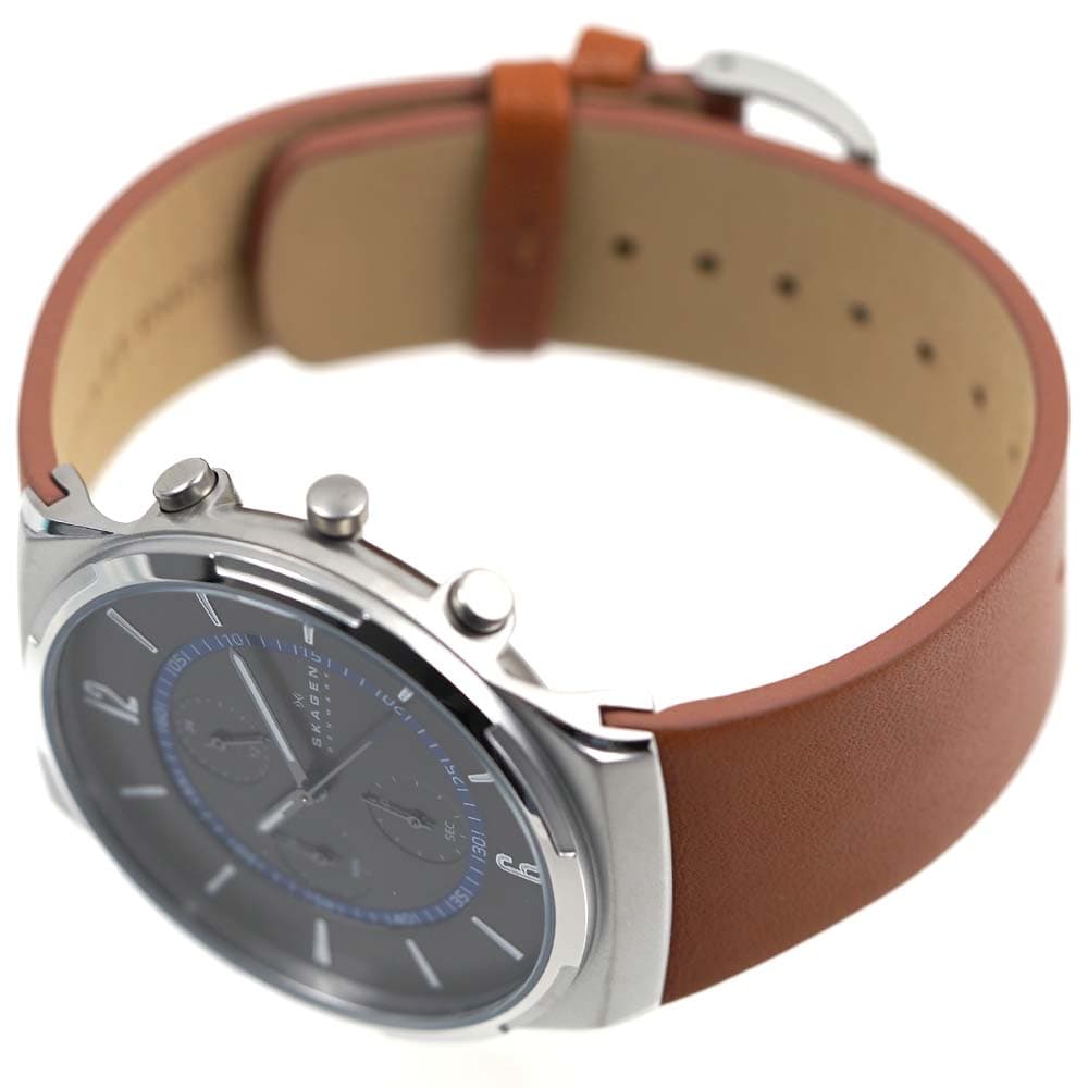 スカーゲン SKAGEN 腕時計 メンズ クロノグラフ レザーベルト SKW6805 スカーゲン SKAGEN 腕時計 メンズ クロノグラフ レザーベルト SKW6805