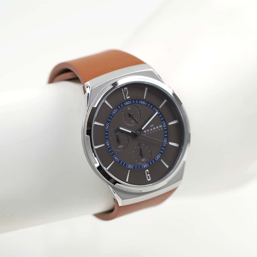 スカーゲン SKAGEN 腕時計 メンズ クロノグラフ レザーベルト SKW6805 スカーゲン SKAGEN 腕時計 メンズ クロノグラフ レザーベルト SKW6805