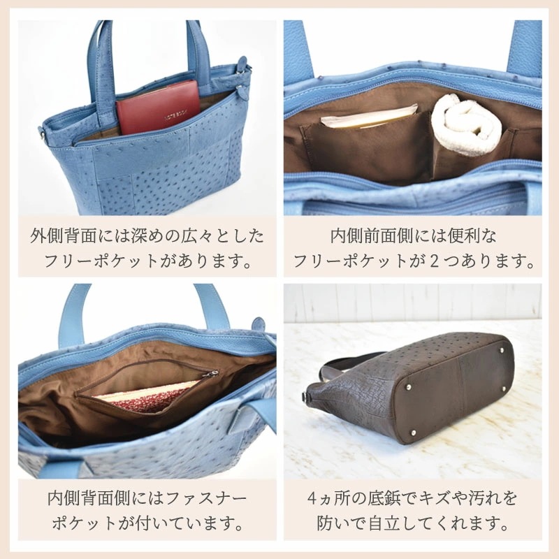 オーストリッチ 本革 レディース バッグ ショルダー ハンドバッグ ギフト プレゼント オーストリッチ 本革 レディース バッグ ショルダー ハンドバッグ ギフト プレゼント