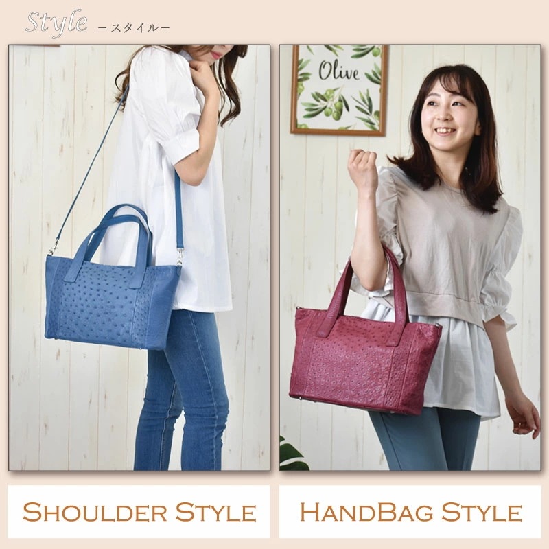 オーストリッチ 本革 レディース バッグ ショルダー ハンドバッグ ギフト プレゼント オーストリッチ 本革 レディース バッグ ショルダー ハンドバッグ ギフト プレゼント