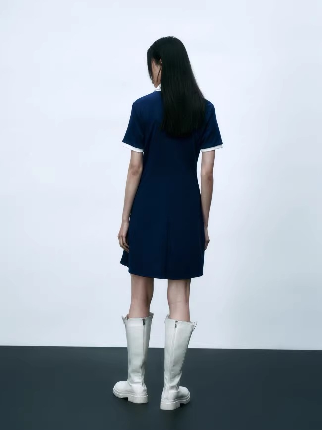 夏 婦人服 アメリカン カレッジ スタイル レター プリント プリーツ ポロ ドレス 学生風 個性的 ワンピース ミニ ミニ丈 ショート ショート丈 袖あり 半袖 Vネック 襟付き シンプル 大人 夏 婦人服 アメリカン カレッジ スタイル レター プリント プリーツ ポロ ドレス 学生風 個性的 ワンピース ミニ ミニ丈 ショート ショート丈 袖あり 半袖 Vネック 襟付き シンプル 大人