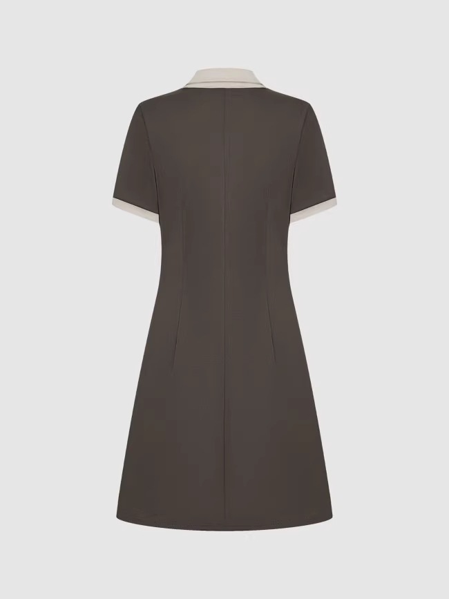 夏 婦人服 アメリカン カレッジ スタイル レター プリント プリーツ ポロ ドレス 学生風 個性的 ワンピース ミニ ミニ丈 ショート ショート丈 袖あり 半袖 Vネック 襟付き シンプル 大人 夏 婦人服 アメリカン カレッジ スタイル レター プリント プリーツ ポロ ドレス 学生風 個性的 ワンピース ミニ ミニ丈 ショート ショート丈 袖あり 半袖 Vネック 襟付き シンプル 大人