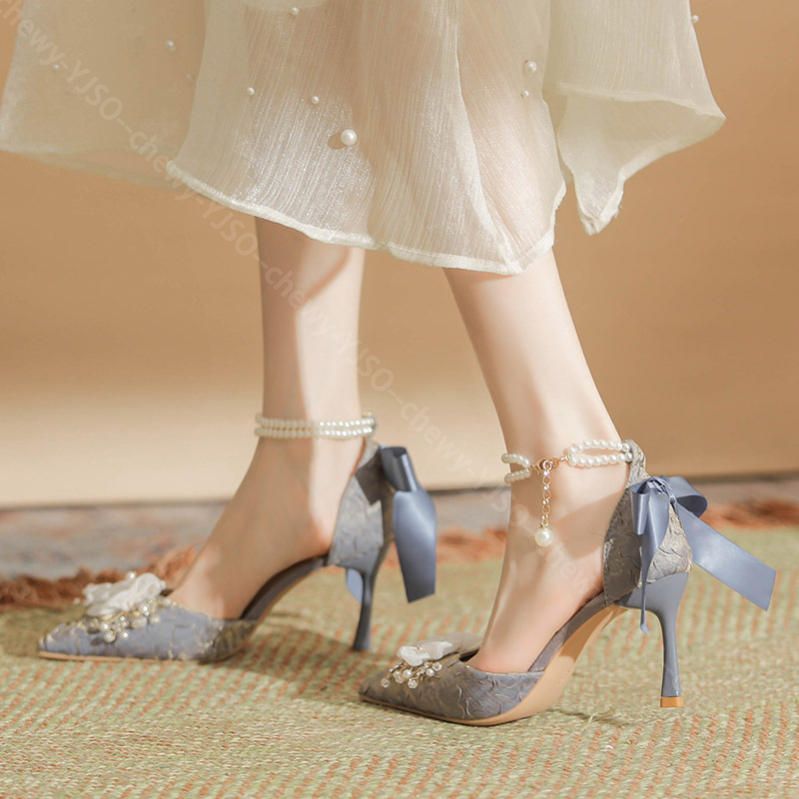 1000円OFFクーポン ホワイト薔薇 パンプス パールアンクル 花嫁系 ポインテッドトゥ レース ピンヒール リボン フラワー ハイヒール レディース エレガント デート ロリータ 四季通用 茶話会 1000円OFFクーポン ホワイト薔薇 パンプス パールアンクル 花嫁系 ポインテッドトゥ レース ピンヒール リボン フラワー ハイヒール レディース エレガント デート ロリータ 四季通用 茶話会