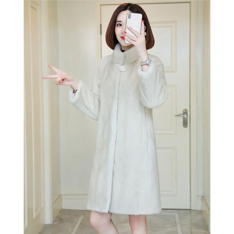 新品 大人気 フェイクファー コート ロング ファーコート レデイース 毛皮コート アウター 秋 ブルゾン モコモコ 韓国風 モッズコート 可愛い エコファー