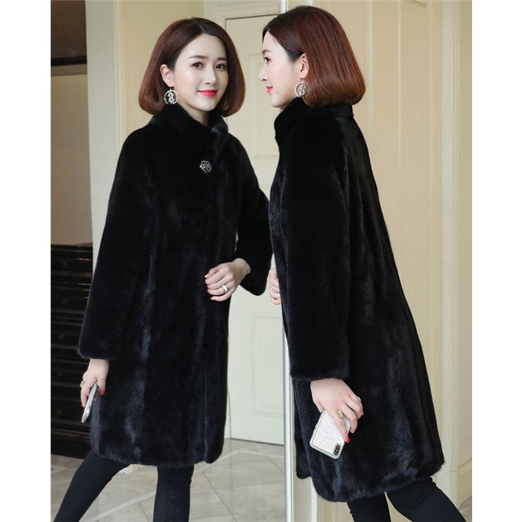 新品 大人気 フェイクファー コート ロング ファーコート レデイース 毛皮コート アウター 秋 ブルゾン モコモコ 韓国風 モッズコート 可愛い エコファー