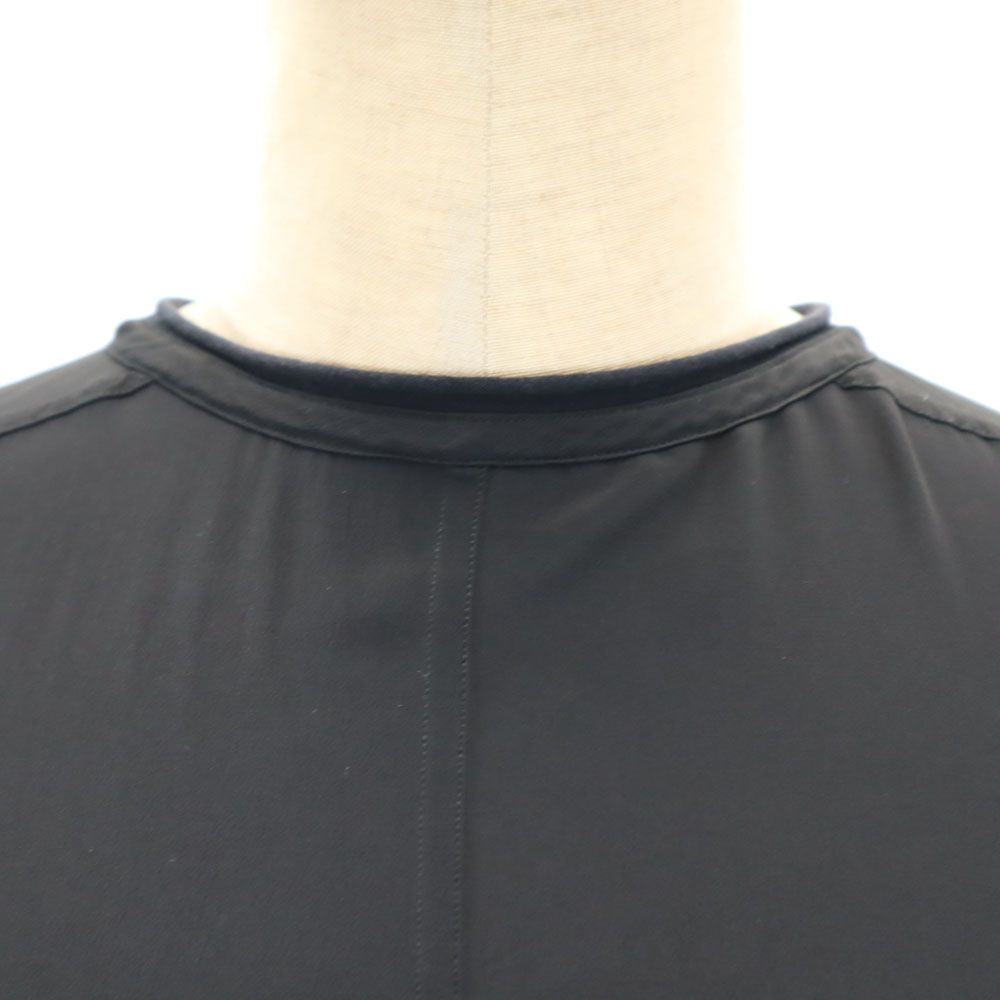 リックオウエンス イタリア製 シルクブレンド ノースリーブ 膝丈ワンピース 6 黒 Rick Owens レディース リックオウエンス イタリア製 シルクブレンド ノースリーブ 膝丈ワンピース 6 黒 Rick Owens レディース